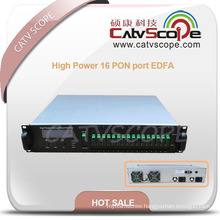 1550nm High Power 16 Pon Port EDFA/Amplifier Ea55-16